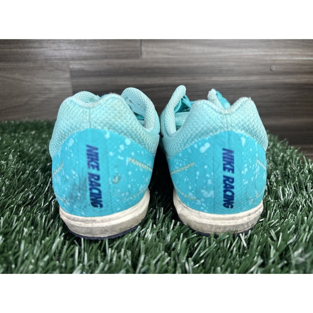 Women's Nike Zoom Rival D 10 907567-301 - Sz 8.5- Aqua Blue Green Racing Shoes‎ - Picture 6 of 6